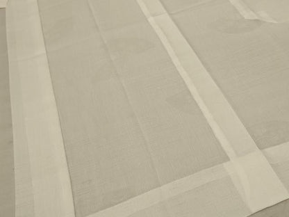 平和屋着物＊夏物 長襦袢 絽 扇面花紋紗 白色 洗える着物 AABE9030jd