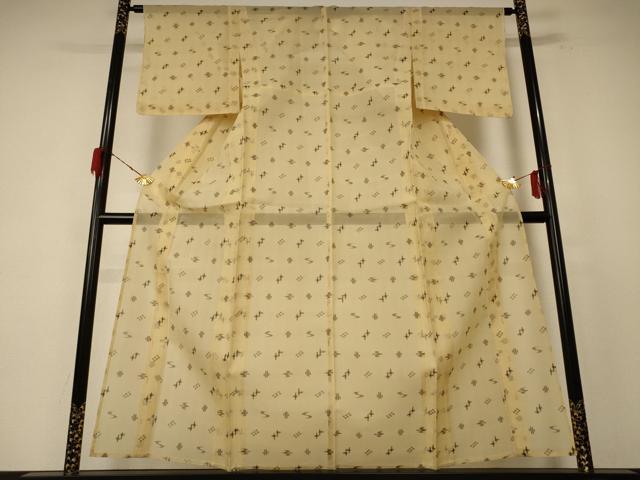 平和屋着物＊夏物 本場琉球絣 夏琉球 正絹 逸品 AABE9031jd
