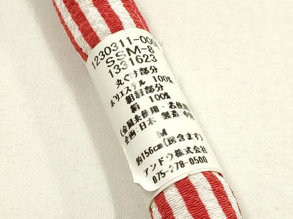 平和屋着物●和装小物　振袖用帯締め　丸ぐけ　装飾　つまみ細工　ちりめん細工　金糸　逸品　未使用　AABE9058ay