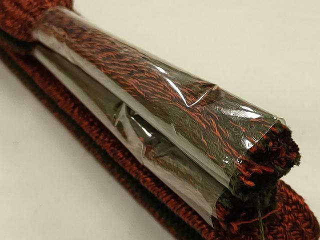 平和屋本店●和装小物　帯締め・帯揚げセット　高麗組　絞り　菱文　正絹　逸品　未使用　AABE9086ay