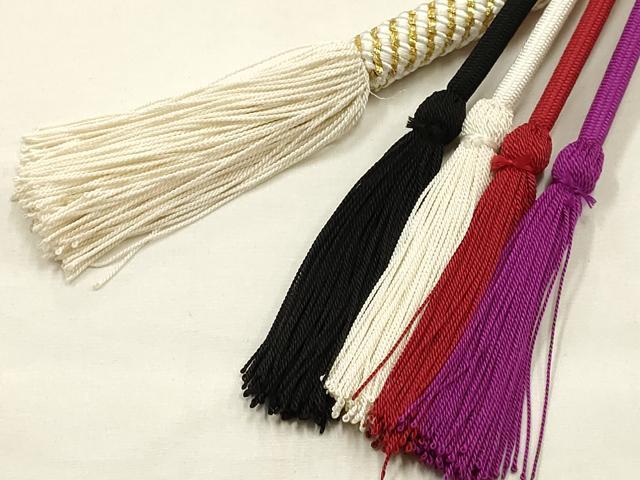 平和屋本店●IKKO　和装小物　帯締め・帯揚げセット　振袖用　刺繍　花柄　金糸　金彩　撚り房　逸品　AABE9098ay