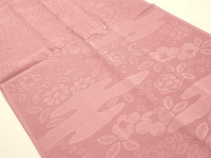 平和屋着物●和装小物　帯締め・帯揚げセット　辻が花　霞花地紋　逸品　未使用　AABE9103ay