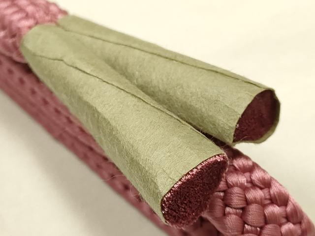 平和屋着物●和装小物　帯締め・帯揚げセット　辻が花　霞花地紋　逸品　未使用　AABE9103ay 平和屋着物○和装小物 帯締め・帯揚げセット 辻が花 霞花地紋 逸品 未使用