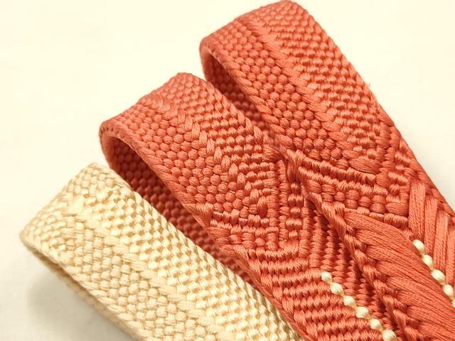 平和屋着物●和装小物　帯締め・帯揚げセット　高麗組 綾出し　霞文　花籠　暈し染め　金糸　金銀彩　正絹　逸品　未使用　AABC2649ay 平和屋着物○和装小物 帯締め・帯揚げセット 高麗組 綾出し 霞文 花