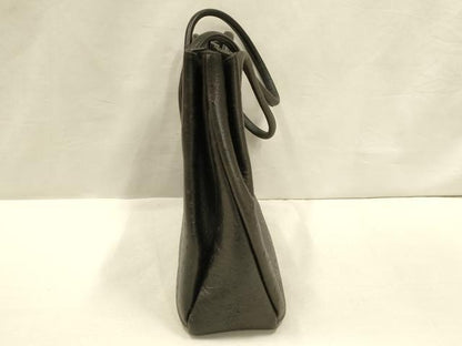 平和屋着物▼ファッション小物 MICHEL ORLEAN ミシェルオルレアン ハンドバッグ オーストリッチ 本革 逸品 AABE9142ay
