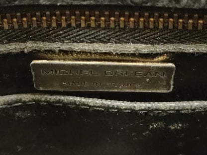 平和屋着物▼ファッション小物 MICHEL ORLEAN ミシェルオルレアン ハンドバッグ オーストリッチ 本革 逸品 AABE9142ay