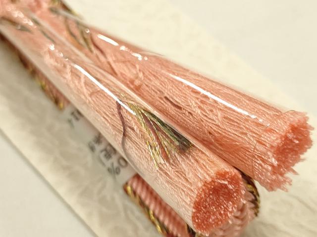 平和屋本店●和装小物　帯締め・帯揚げセット　平組　刺繍　花鼓　暈し染め　金糸　正絹　逸品　未使用品あり　AABE9190ay
