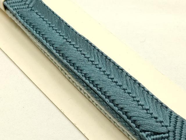 平和屋本店●和装小物　帯締め・帯揚げセット　笹浪組　雪輪花文　暈し染め　金彩　正絹　逸品　未使用品あり　AABE9191ay