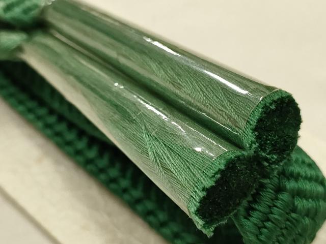 平和屋本店●和装小物　帯締め・帯揚げセット　笹浪組　流水雪輪花文　立涌　暈し染め　金糸　金彩　逸品　未使用品あり　AABE9198ay