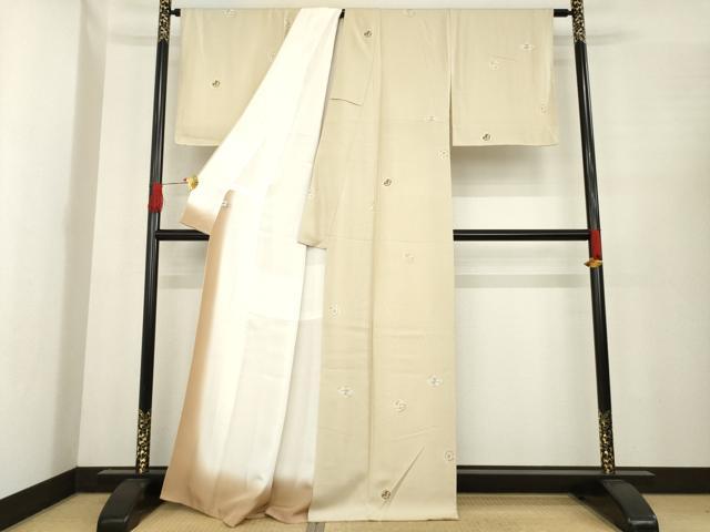 平和屋着物●訪問着　鳳凰花丸文　金彩　正絹　逸品　AABE9220ck
