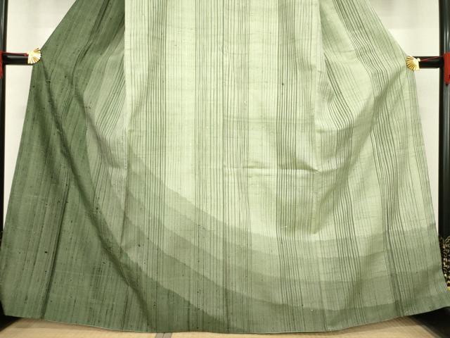 平和屋着物●紬　訪問着　大円　正絹　逸品　AABE9231ck