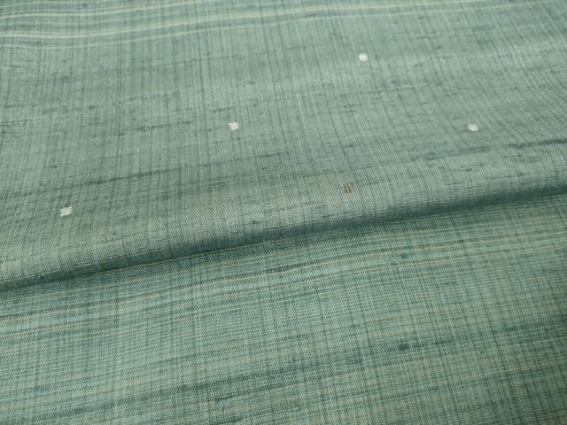 平和屋着物●上質な紬　横段文　正絹　逸品　AABE9234ck
