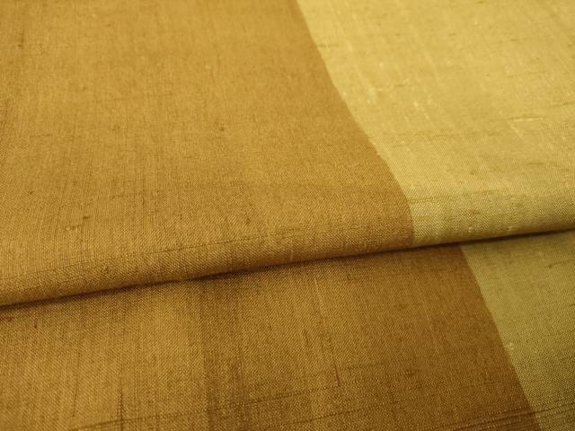 平和屋着物●紬　訪問着　間道　正絹　逸品　AABE9235ck