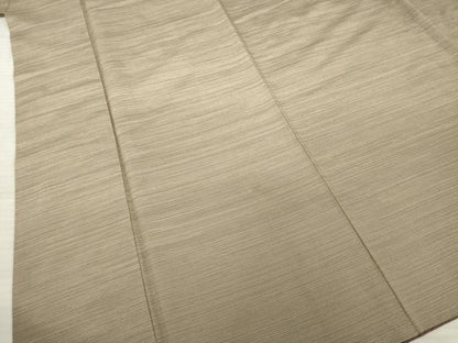 平和屋着物●男性　お召　霞文　正絹　逸品　AABE9257ck