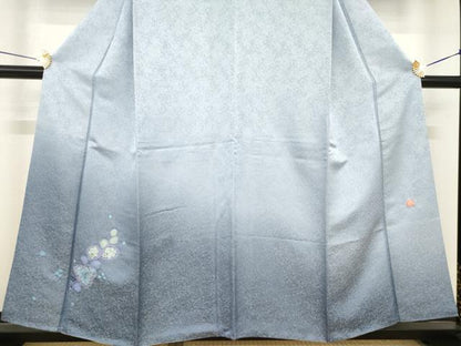 平和屋本店●久保田一竹　幻の辻が花　訪問着　辻が花　金通し地　共箱付き　正絹　逸品　AABE9266ck
