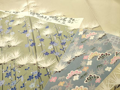 平和屋着物●本加賀友禅作家　白坂幸蔵　色留袖　松竹梅宝尽くし　正絹　逸品　AABE9269ck