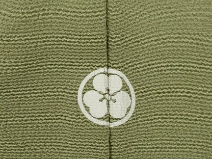 平和屋着物●訪問着　辻が花　絞り　舞花文　正絹　逸品　AABE9273ck