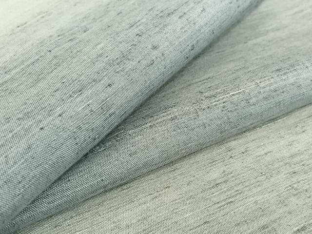 平和屋着物▽上質な紬 単衣 霞文 正絹 逸品 AABE9296jh