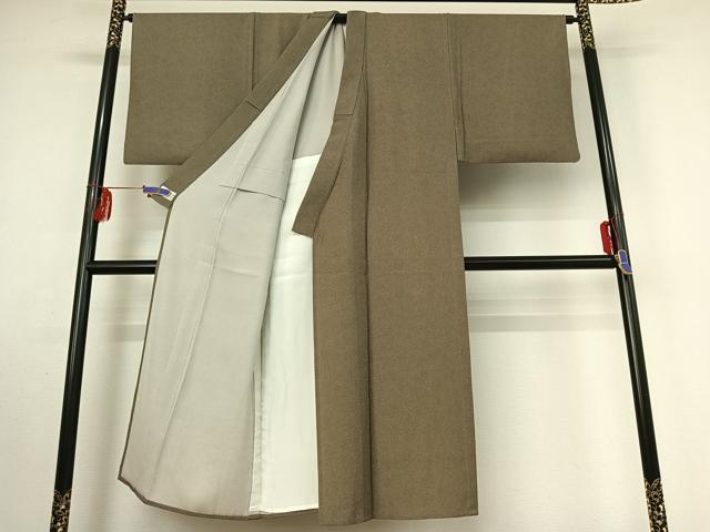 平和屋着物▽男性 江戸小紋 単衣 鮫小紋柄 やまと誂製 正絹 逸品 AABE9317jh