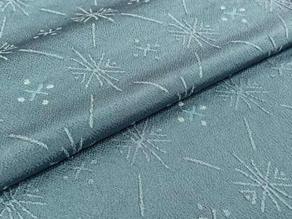 平和屋着物▽上質な小紋 単衣 幾何学文様 正絹 逸品 AABE9330jh