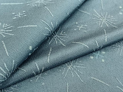 平和屋着物▽上質な小紋 単衣 幾何学文様 正絹 逸品 AABE9330jh