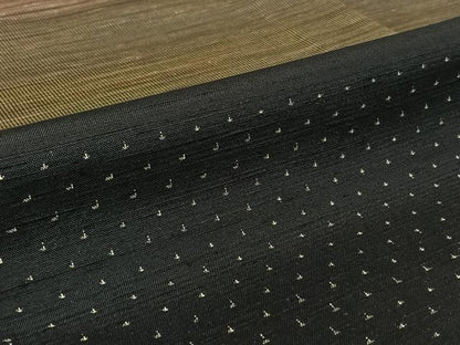 平和屋着物▽訪問着 単衣 紬地 横段文 正絹 逸品 AABE9333jh