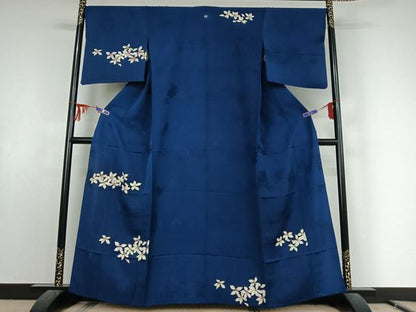 平和屋着物▽訪問着 単衣 舞花文 金彩 正絹 逸品 AABE9345jh