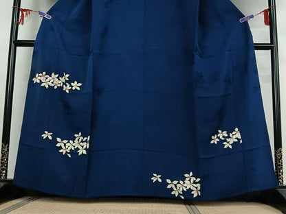 平和屋着物▽訪問着 単衣 舞花文 金彩 正絹 逸品 AABE9345jh