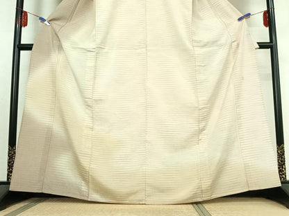 平和屋着物▽本塩沢 やまだ織 訪問着 染色作家 桐村博 訪問着 単衣 横段文 暈し染め 正絹 逸品 AABE9347jh