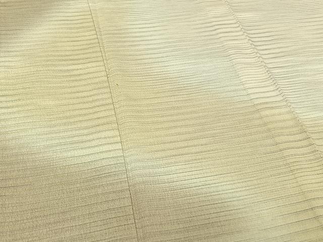 平和屋着物▽本塩沢 やまだ織 訪問着 染色作家 桐村博 訪問着 単衣 横段文 暈し染め 正絹 逸品 AABE9347jh