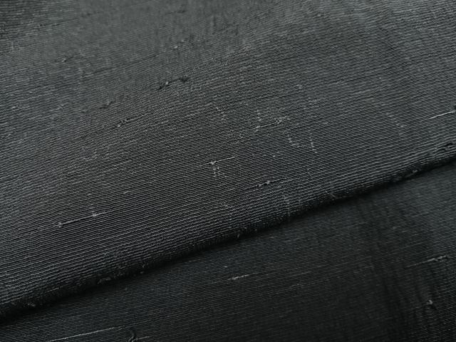 平和屋着物●男性　紬　アンサンブル　色無地　藍鉄色　正絹　逸品　未使用　AABF0009ph