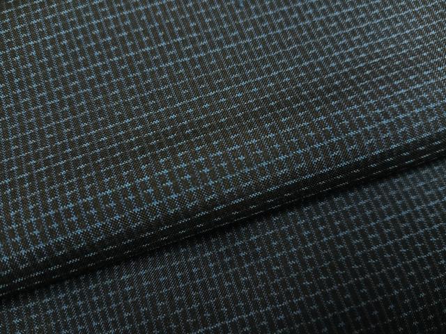 平和屋着物○男性 本場大島紬 アンサンブル 格子 証紙付き 正絹 逸品