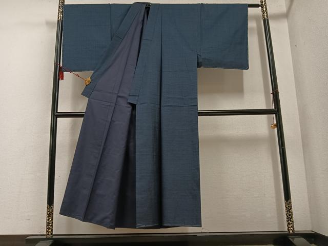 平和屋着物●男性　本場大島紬　アンサンブル　100亀甲　総詰め　正絹　逸品　未使用　AABF0011ph