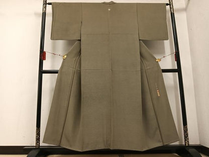 平和屋着物●小紋師　宍戸陵　江戸小紋　角通し　正絹　逸品　AABF0013ph