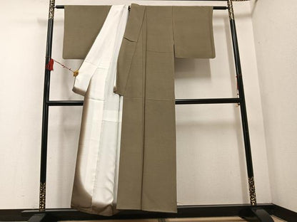 平和屋着物●小紋師　宍戸陵　江戸小紋　角通し　正絹　逸品　AABF0013ph