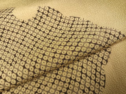 平和屋着物●上質な小紋　雪輪文　暈し染め　ますいわ屋扱い　正絹　逸品　AABF0018ph