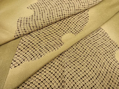 平和屋着物●上質な小紋　雪輪文　暈し染め　ますいわ屋扱い　正絹　逸品　AABF0018ph