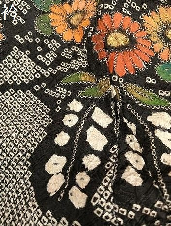 平和屋着物●豪華振袖　総絞り　吉祥草花文　金彩　正絹　逸品　AABF0028ph