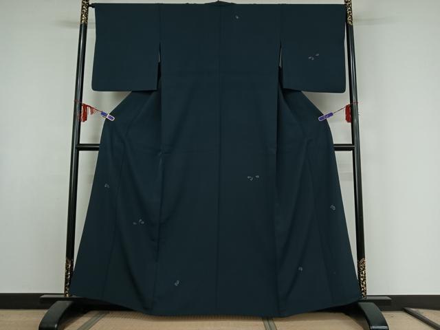 平和屋着物▽訪問着 単衣 舞花文 金彩 正絹 逸品 AABF0090jh