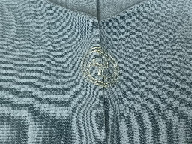 平和屋着物▽訪問着 単衣 駒刺繍 流水花文 金銀彩 正絹 逸品 AABF0091jh