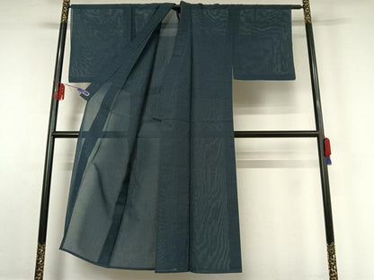 平和屋着物＊夏物　男性　小紋　亀甲文　AABF0104jh