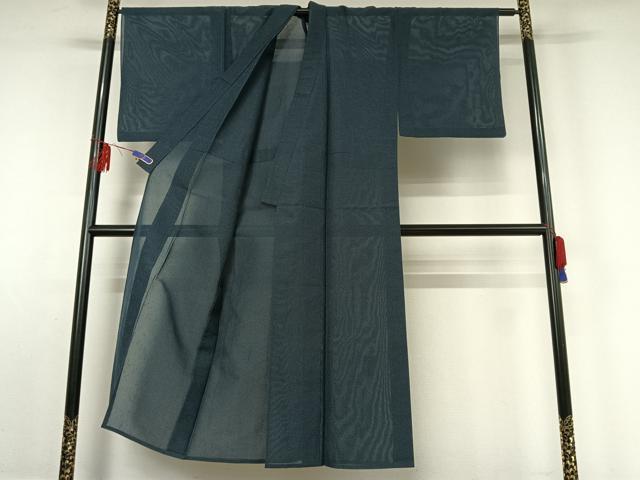 平和屋着物＊夏物　男性　小紋　亀甲文　AABF0104jh