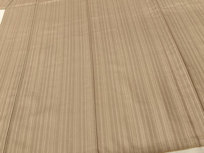 平和屋着物●お召　縞　正絹　逸品　AABF0211fy