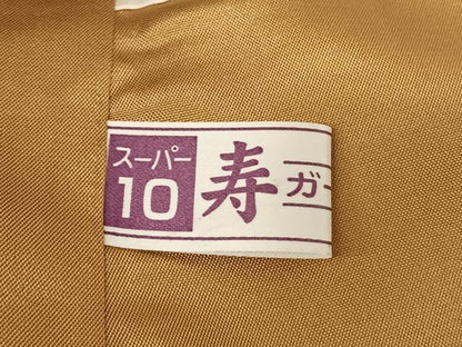 平和屋着物●お召　縞　正絹　逸品　AABF0211fy