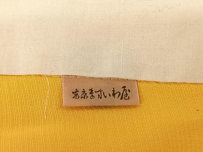 平和屋着物●振袖用長襦袢　無双仕立て　絞り　舞花文　ますいわ屋扱い　正絹　逸品　AABF0217fy