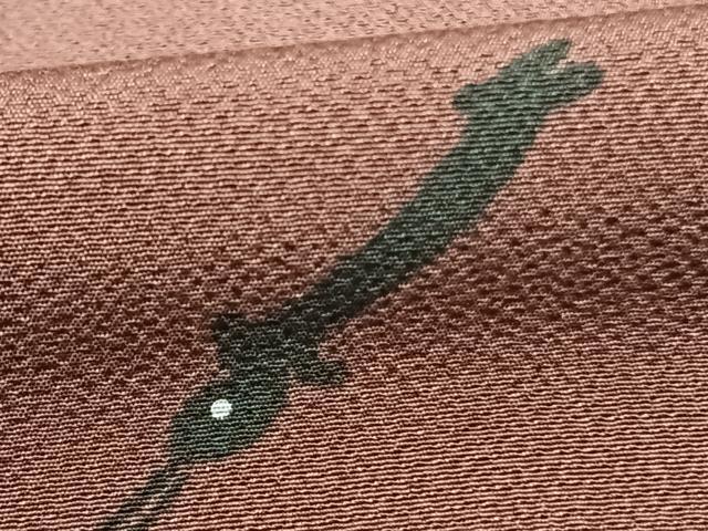 平和屋着物●世界的人形師　辻村寿三郎　ジュサブロー　小紋　兎　うさぎ　正絹　逸品　AABF0235fy