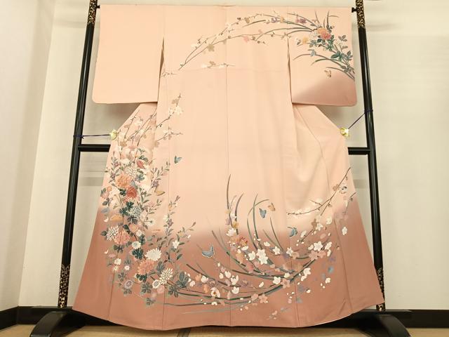 平和屋着物○高級染元 粋峰 林芳夫 京加賀友禅 訪問着