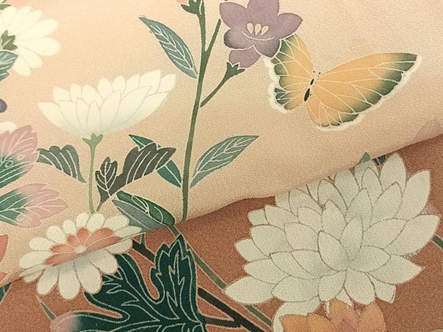平和屋着物●高級染元　粋峰　林芳夫　京加賀友禅　訪問着　花蝶文　暈し染め　正絹　逸品　AABF0238fy 楽天市場】平和屋本店□極上 高級染元 粋峰 林芳夫 京加賀友禅 訪問着