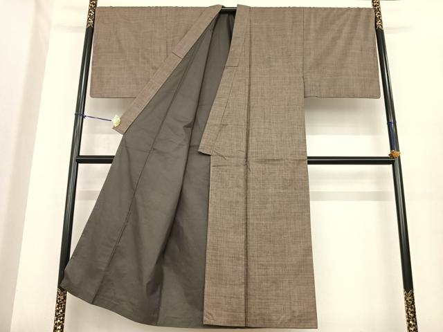 平和屋着物●男性　本場大島紬　吉織物謹製　カタス9マルキ　泥染め　キングサイズ　証紙付き　正絹　逸品　未使用　AABF0239fy 平和屋着物○男性 本場大島紬 吉織物謹製 カタス9マルキ 泥染め キング