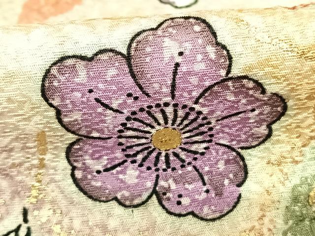 平和屋着物●豪華振袖　辻が花　絞り　暈し染め　金彩　正絹　逸品　AABF0240fy